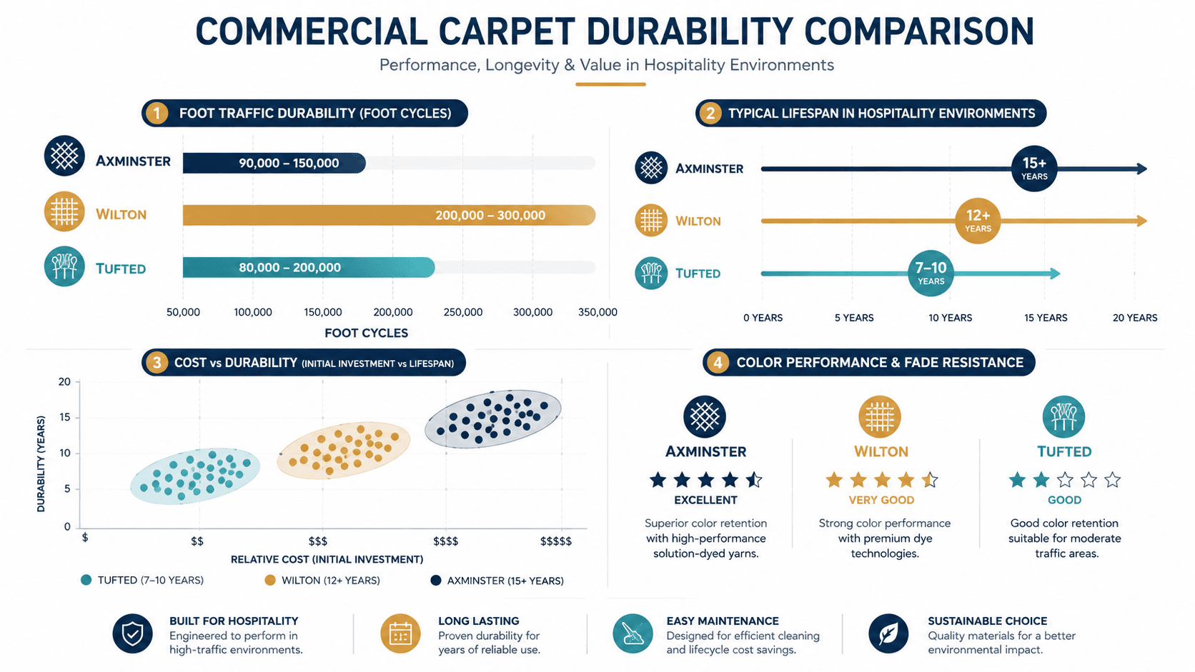 Axminster vs Wilton vs Tufted Carpets: What Indian Hospitality Groups Must Know