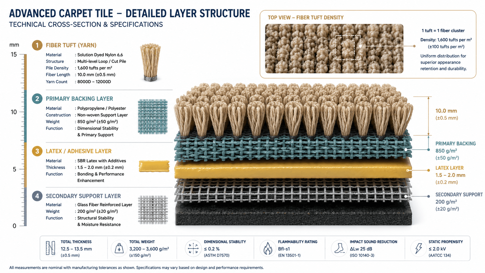 Carpet Tile Specifications for High-Traffic Commercial Zones: The Science Behind Durability
