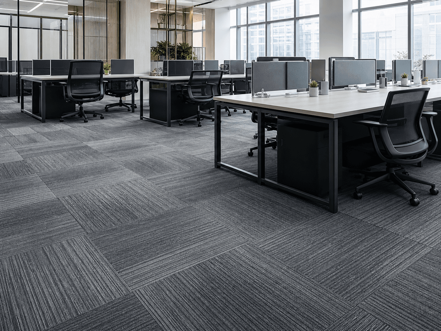 Premium Nylon 6.6 Commercial Carpet Tiles