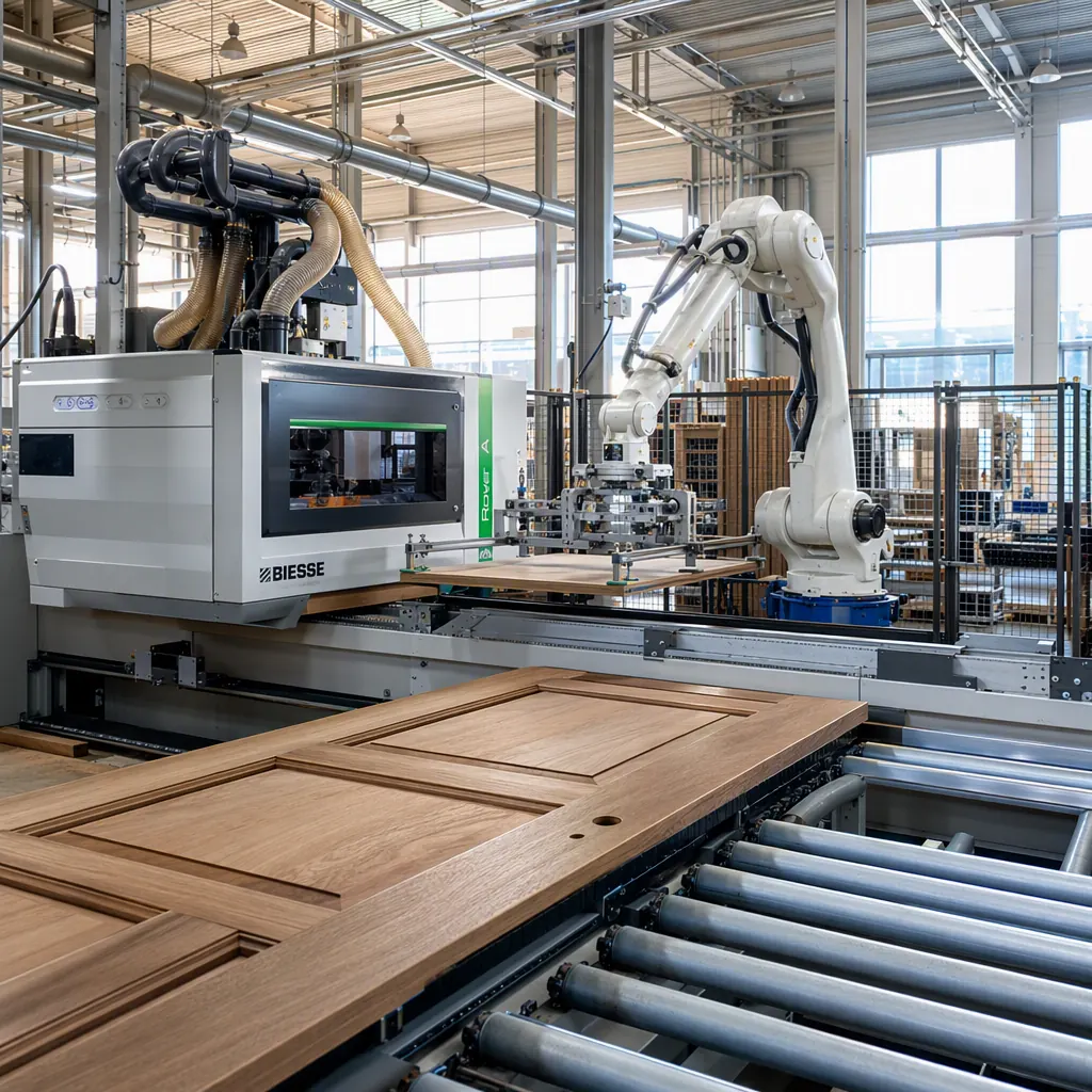 VISFURN automated wooden door production line