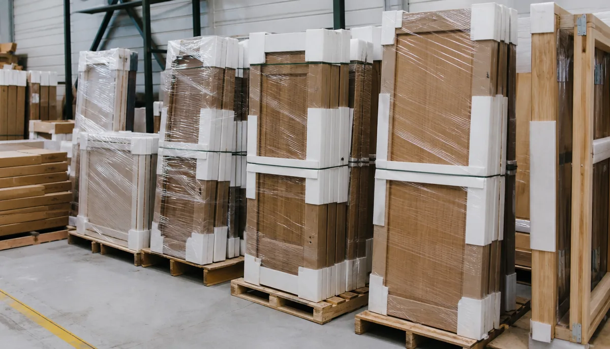 Protected hotel door sets grouped for phased room-by-room replacement