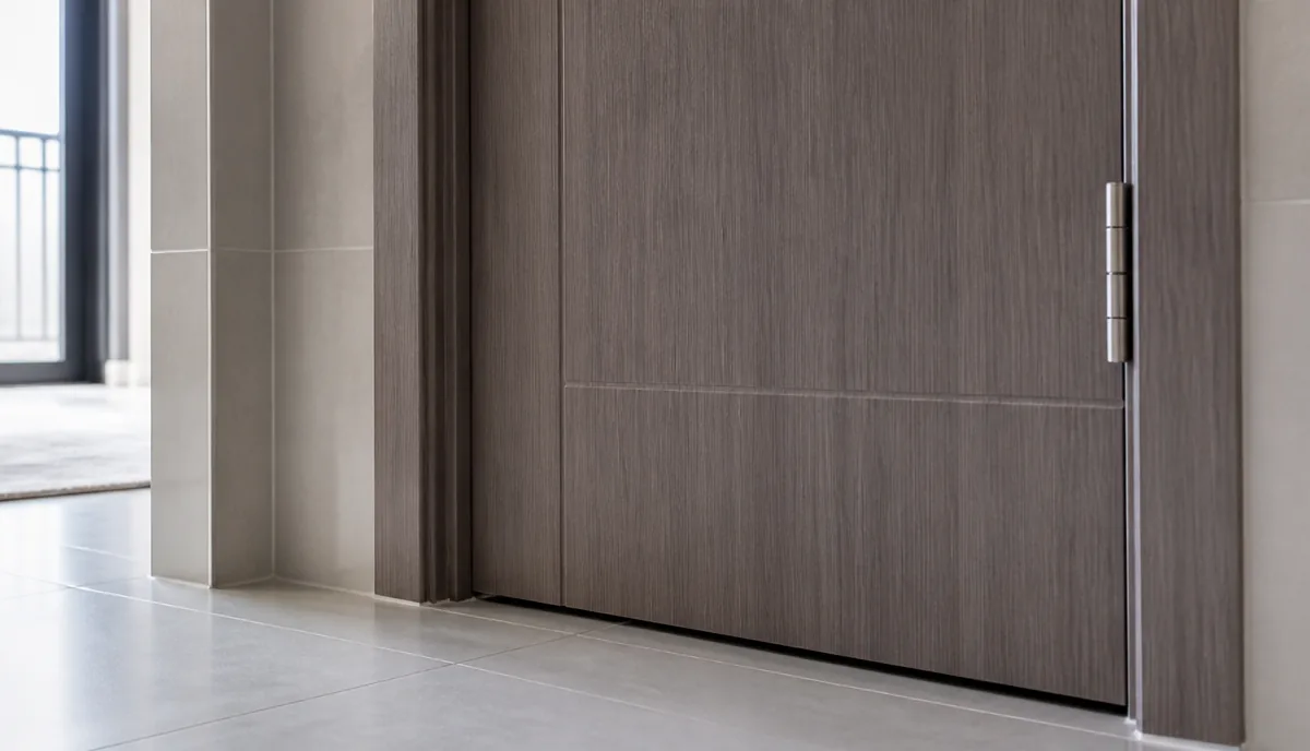 WPC bathroom door detail for Philippines apartment humid-area package