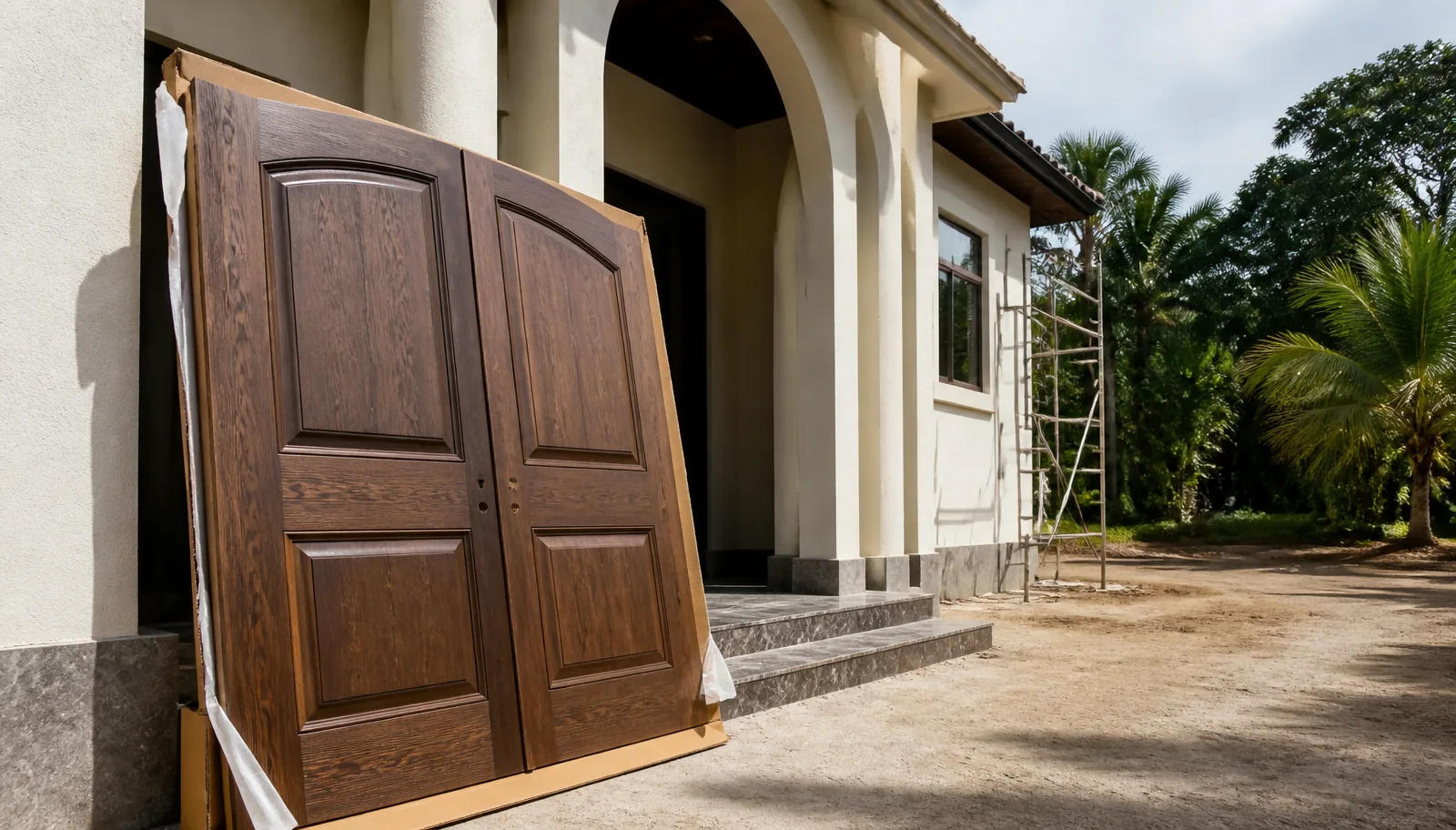 Liberia Monrovia Family Home Door Container Consolidation Case Study project environment