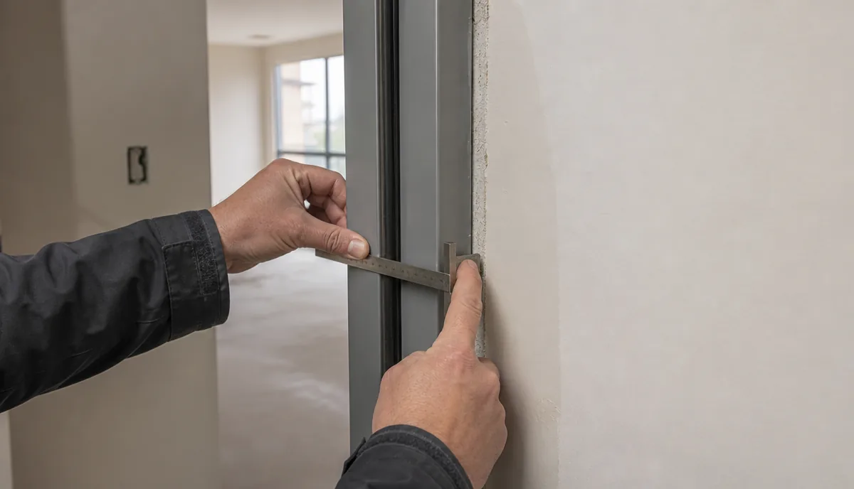 Technical review of apartment door jamb depth and wall thickness