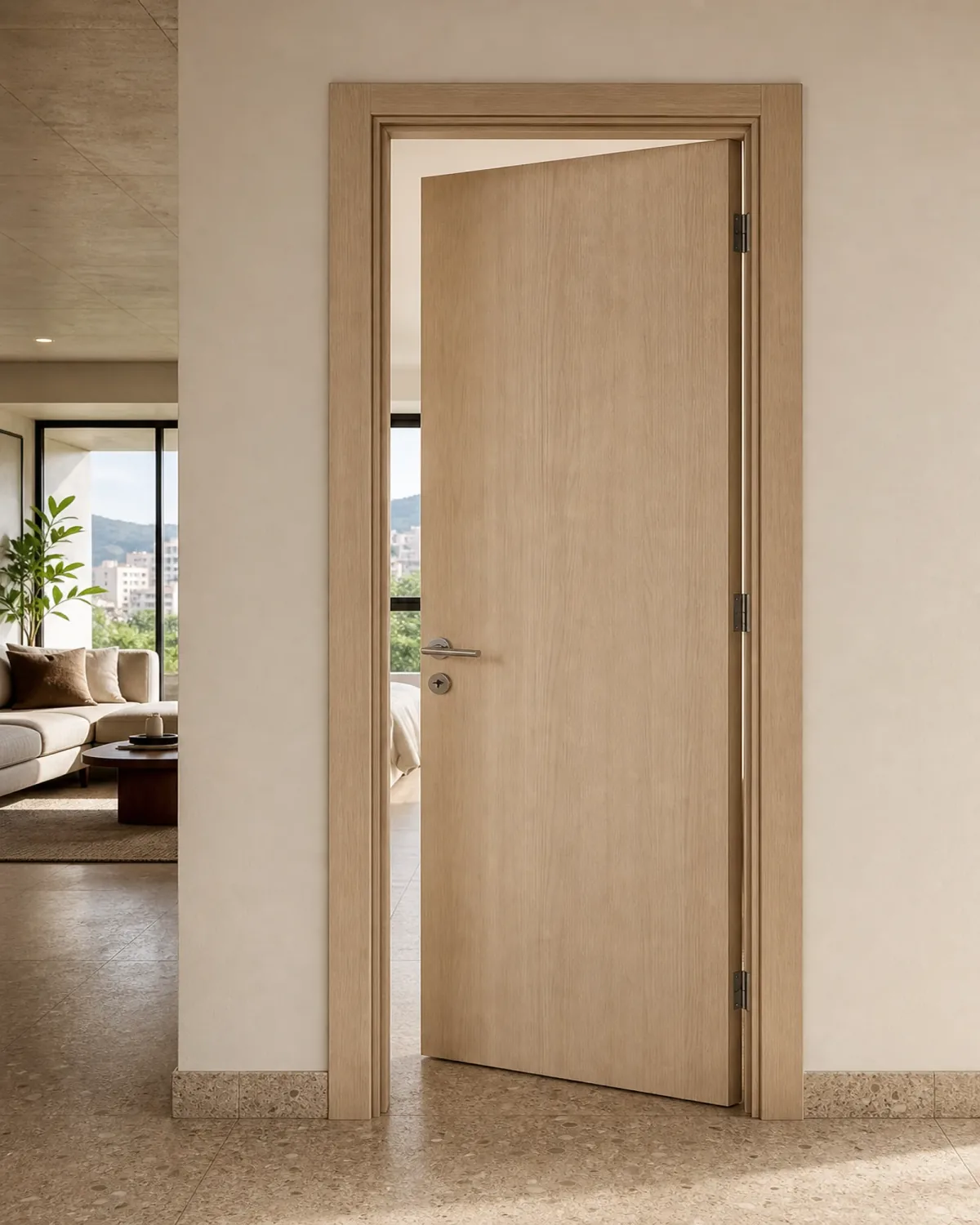 Bloque de puerta interior para proyecto residencial