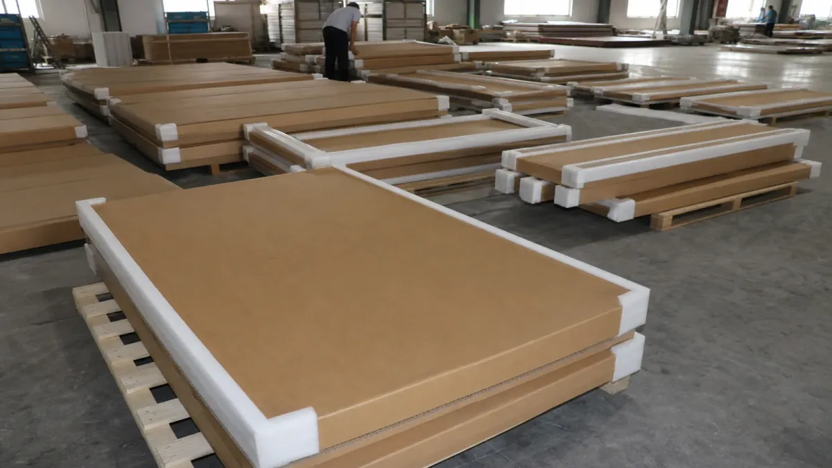 Blocs-portes préparés pour l’export