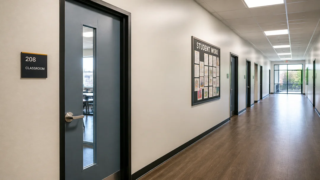 VISFURN school door collection for education project procurement