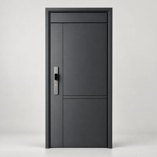 Single-door front view