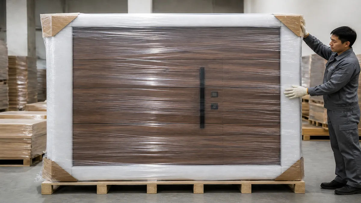 Export packing reference for modern European apartment doors