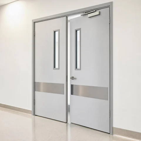 Hospital door angle view thumbnail