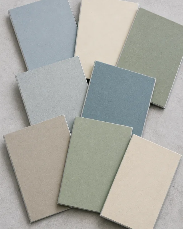 Powder coated steel school door colour finish samples