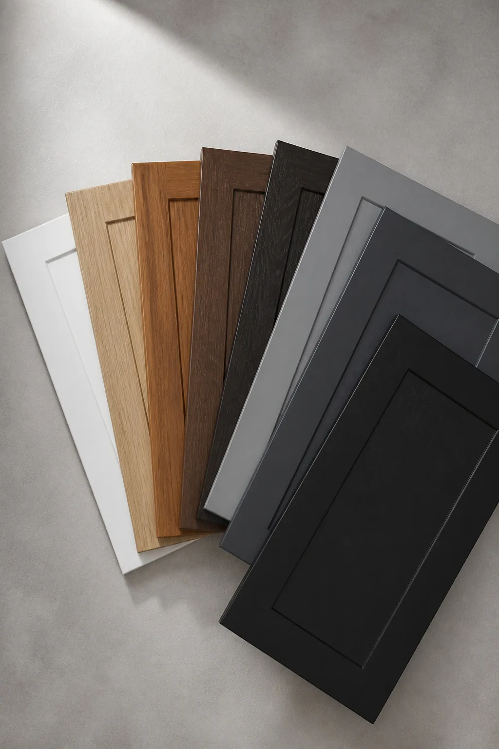 Finish and colour range for composite entry doors