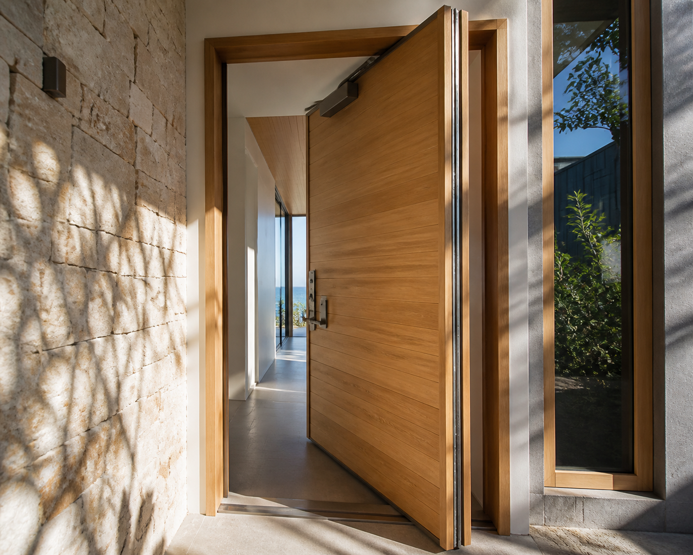 BAL-rated wood door for an Australian project