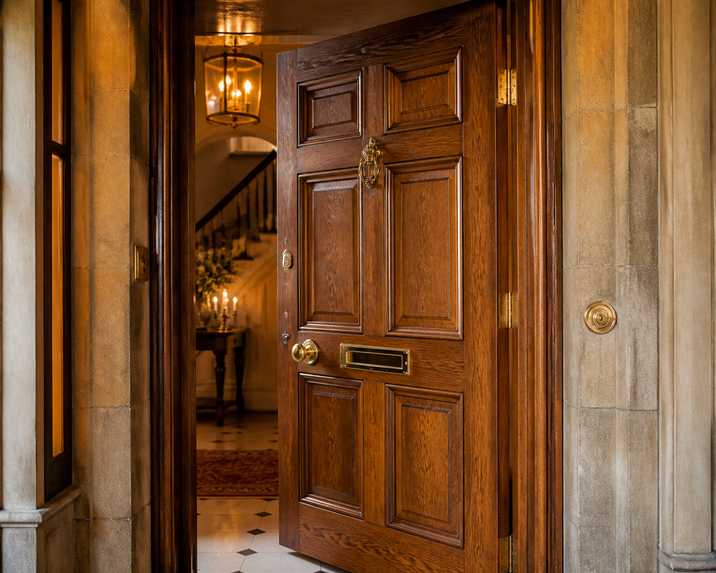 Heritage wood door for a Dublin restoration project
